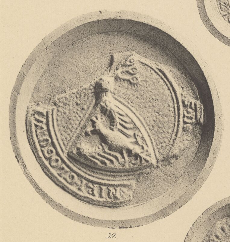 Kazimierz, książę bytomski, pieczęć herbowa. Opis Paula Pfotenhauera z 1879 r.