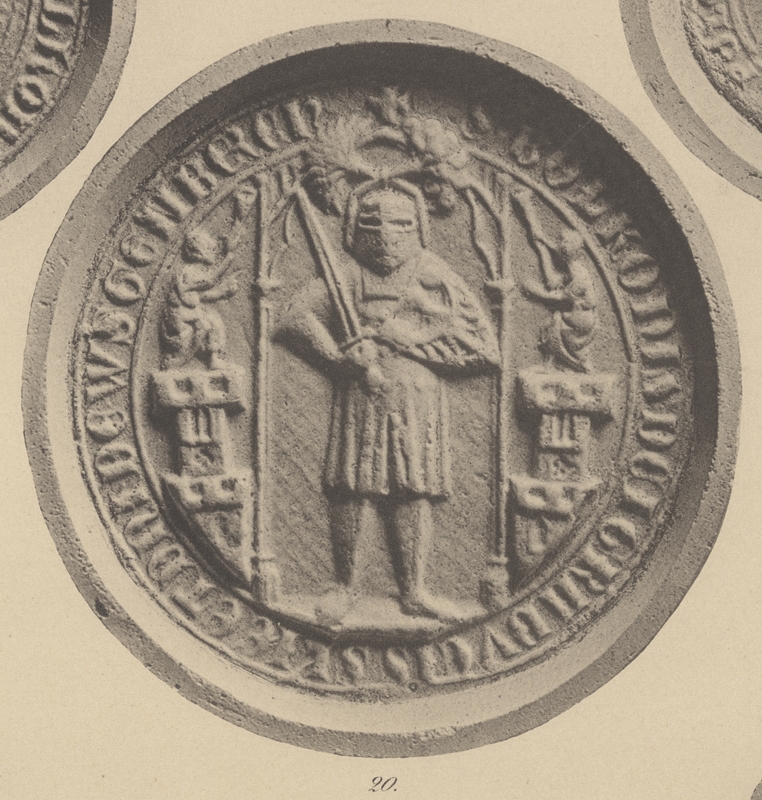 Bolko I Surowy, książę jaworski i świdnicki, pieczęć piesza, typ B. Opis Paula Pfotenhauera z 1879 r.