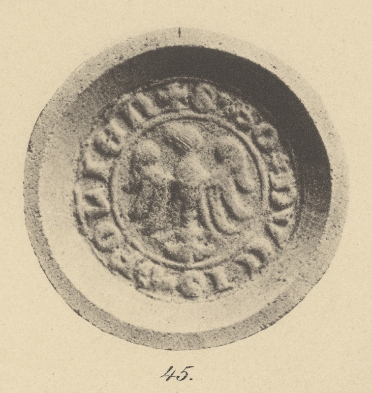 Bolesław I, książę opolski, contrasigillum. Opis Paula Pfotehauera z 1879 r.
