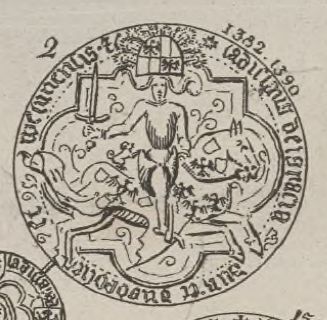 Władysław Opolczyk, książę opolski, wieluński, pieczęć konna II. Opis Joachima Lelewela z [1827] 1856 r.