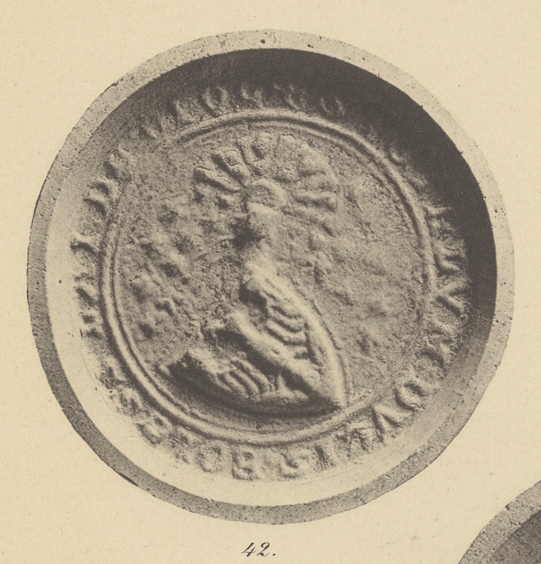 Bolesław I, książę opolski, pieczęć herbowa. Opis Paula Pfotenhauera z 1879 r.