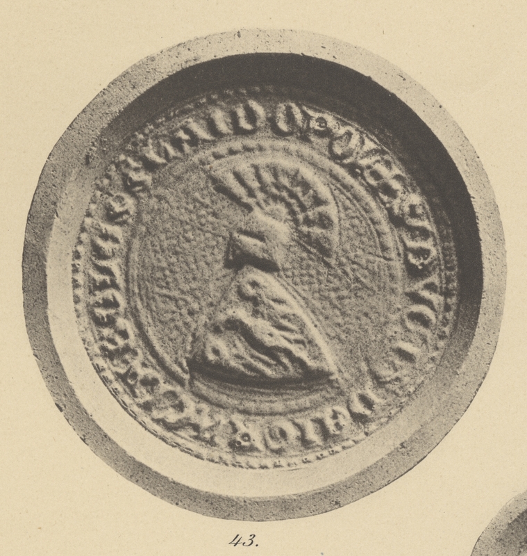 Bolesław I, książę opolski, pieczęć herbowa II. Opis Paula Pfotenhauera z 1879 r.