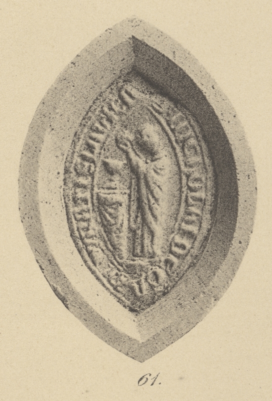 Mikołaj, dziekan kapituły katedralnej we Wrocławiu, pieczęć kultowa. Opis Paula Pfotenhauera z 1879 r.