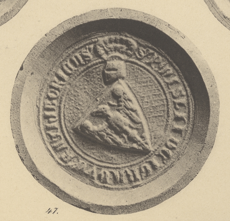 Przemysław, książę raciborski i oświęcimski, pieczęć herbowa. Opis Paula Pfotenhauera z 1879 r.