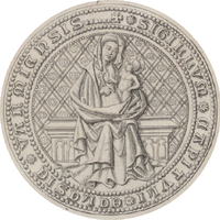 F. A. Vossberg, Geschichte der preussischen Münzen und Siegel von frühester Zeit bis zum Ende der Herrschaft des Deutschen Ordens, Berlin 1843, Taf. XIX g.