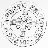 H. Cramer, Beschreibung der auf das vormalige Bisthum Pomesanien Bezug habenden Siegel und Wappen und deren Abbildung, w: Urkundenbuch des vormaligen Bisthums Pomesanien, bearb. von H. Cramer, Marienwerder 1885-1887, Taf. IV, nr II.4.