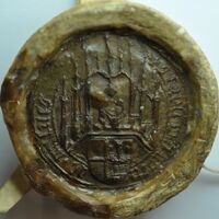 Pieczęcie przy dokumentach Związku Pruskiego. Akt erekcyjny i dokumenty akcesyjne, wyd. Marcin Hlebionek, Toruń 2017, s. 344-345, nr 122.